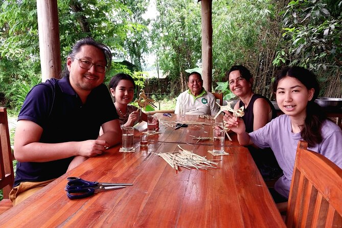 Day-time Bamboo weaving & Cooking Classes join-in - A meal you help prepare
