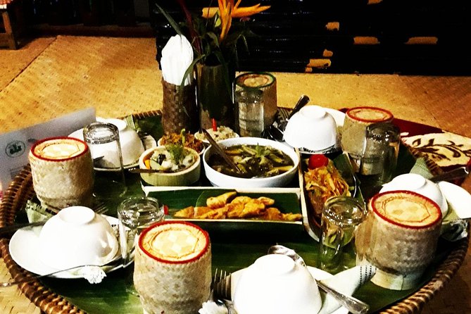 Full Day bamboo experience with cooking class & Kuang si waterfalls - Swimming at the turquoise pools