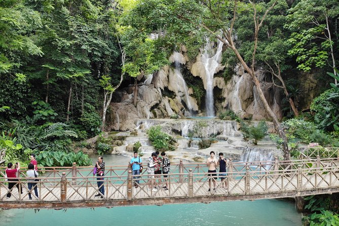 Full Day Trek to Kuang Si Waterfalls, Remote Village - Returning by Mekong at Sunset
