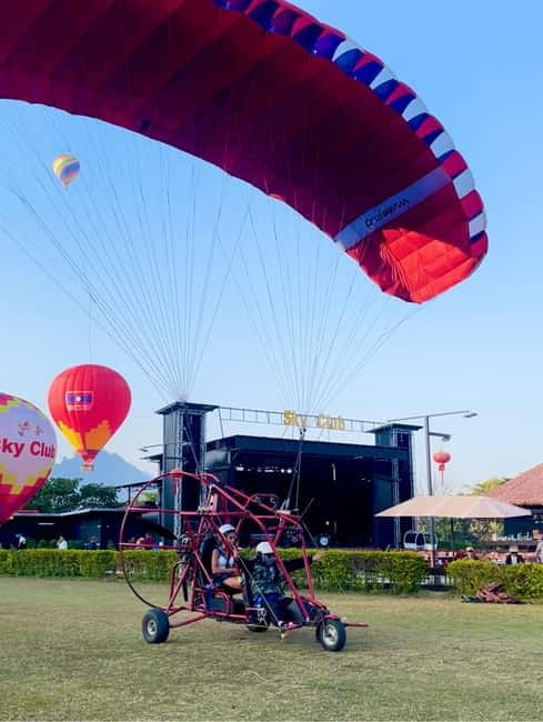Hot Air Balloon in VangVieng pick up-drop off - Why Vang Vieng works so well from the air