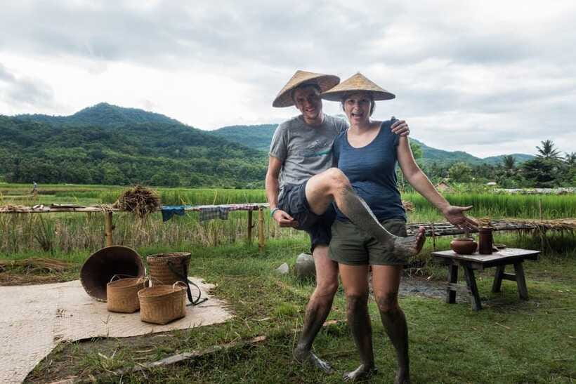 Living Land Farm Rice Experience - Reading rice and learning what happens after planting