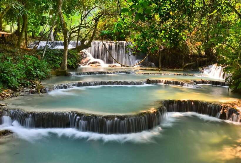 Luang Prabang: Bamboo Experience & Kuang Si Falls Tour - Cooking lunch with bamboo shoots
