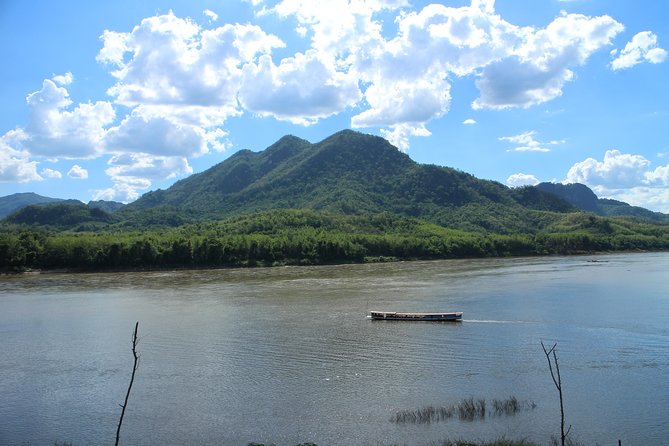 Luang Prabang: Cruise to Pak Ou Caves & Kuang Si Waterfalls - Lunch beside the Mekong, with a possible elephant stop