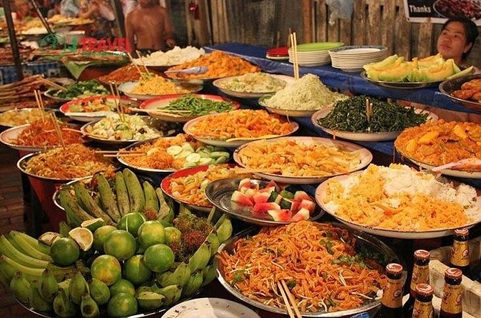 Luang Prabang Evening Food Tour by Tuk-Tuk - Hot pot, local BBQ, and the first big meal