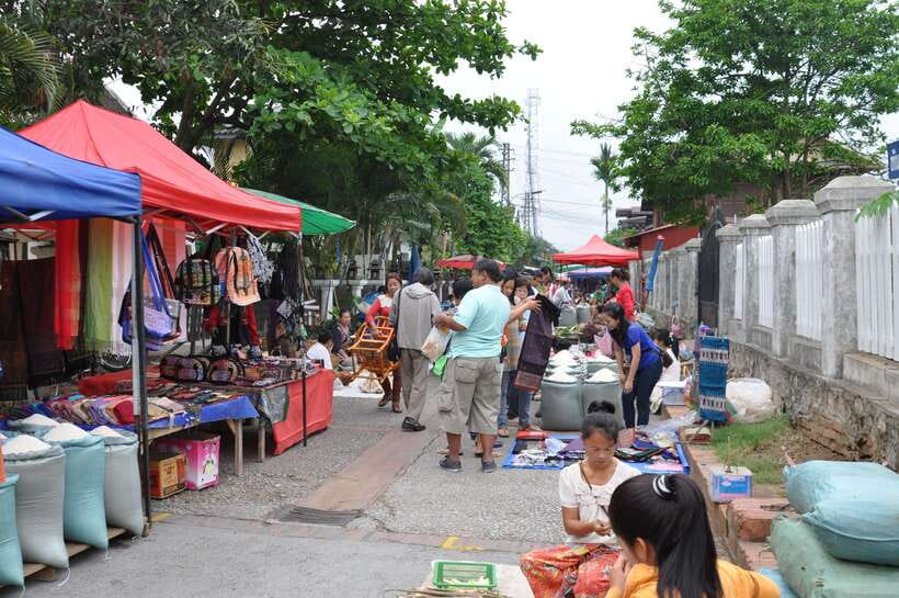 Luang Prabang: Local Village & Kuang Si Falls Private Tour - Kuang Si Falls and the afternoon forest