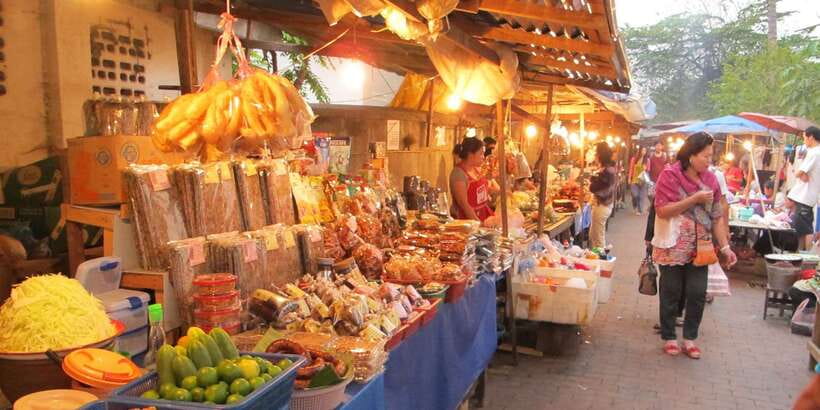 Luang Prabang: Local Village & Kuang Si Falls Private Tour - Golden light at Wat Siphouthabath