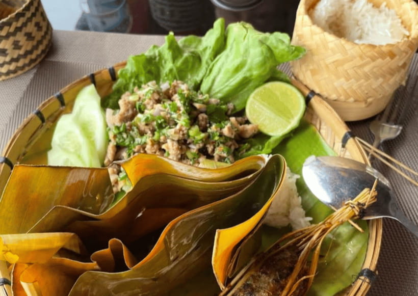 Luang Prabang: Mekong River Cooking Class with Hotel Pickup - Taking the boat to the cooking table