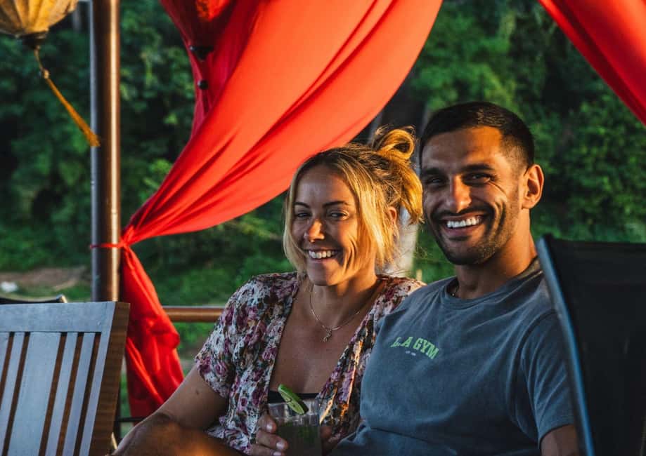 Luang Prabang: Mekong Sunset Cruise & Lao Tasting Dinner - Boarding the double-decker wooden solar boat