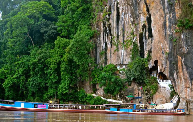 Luang Prabang: Pak Ou Caves & Kuang Si Falls Day Trip - Inside the two Pak Ou caves