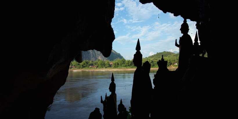 Luang Prabang: Pak Ou Caves & Kuang Si Falls Day Trip - A visit to the bear rescue center