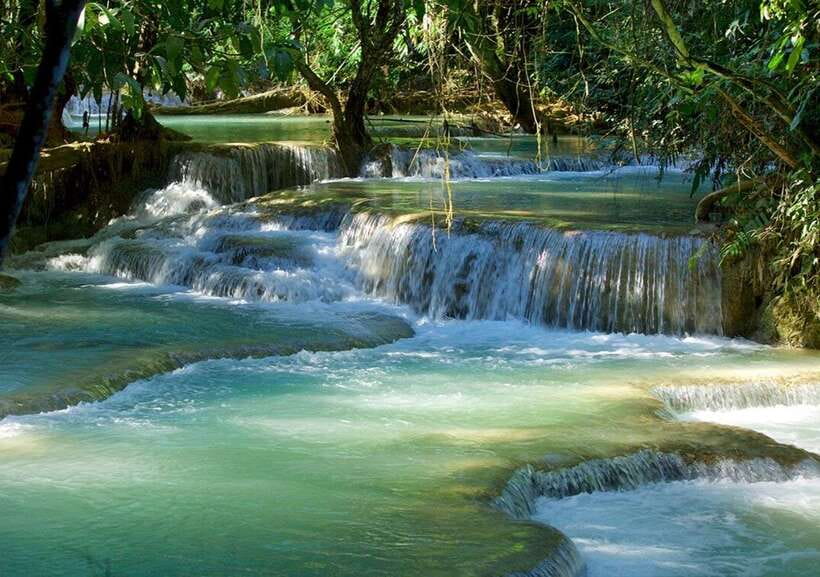 Luang Prabang: Pak Ou Caves & Kuang Si Falls Day Trip - Starting near Villa Maly at 8:20