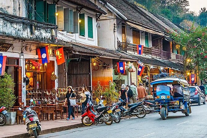 Luang Prabang Street Food Culture, Paper Handicraft Village Tour - Lao coffee and Khanom beside the Mekong