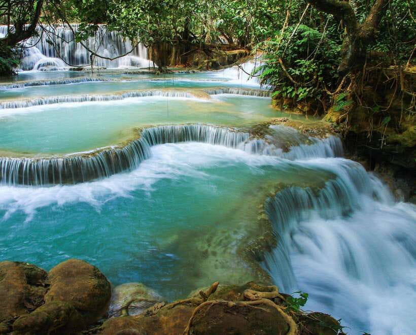 Mekong Cruise to Pak Ou Cave & Kuang Si Waterfall with Lunch - What the $135 price really covers