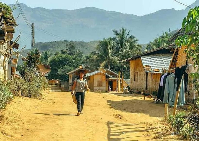 Nong Khiaw: 2-Day Trekking,Hmong village,Home Stay&Kayaking - Day one: tuk-tuk roads and village paths