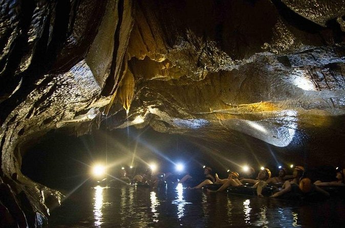 One Day Kayaking, Zipline and Tubing In Cave from Vang Vieng - Tubing through Tham Nam Water Cave