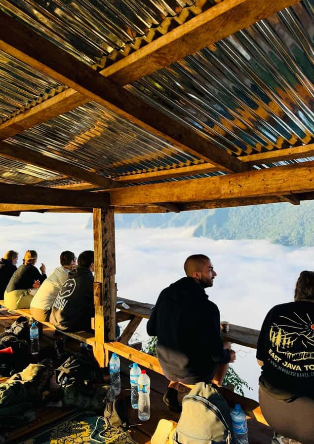Overnight Camping At nong khiaw view point, 360 view - Sunset, dinner, and a night above Nong Khiaw