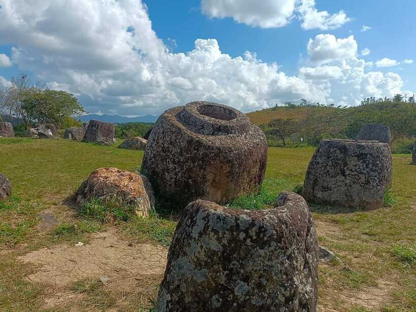 Plain of jars share group tour - A local noodle-soup lunch at Lak Khai