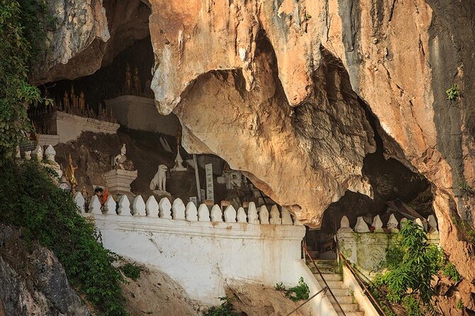 Private Tour: Pak Ou Cave and Kuang Si Waterfall Tour from Luang Prabang - Swimming and walking at the three-tiered falls