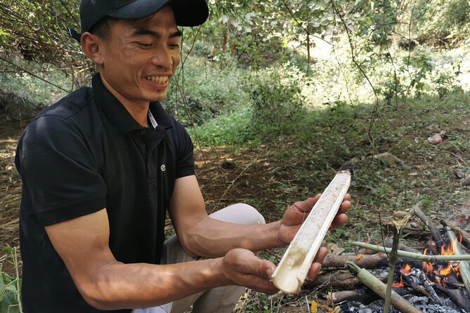 Tribal Cooking Class in Luang Prabang Forest and visit - Bamboo, Machetes, Stone, and Fire