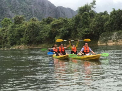 Day Tour with Kayaking, Ziplining, and Rafting