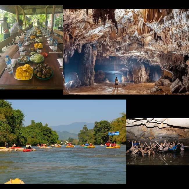 Vang Vieng: Day Tour with Kayaking, Ziplining, and Rafting - Ziplining above the forest