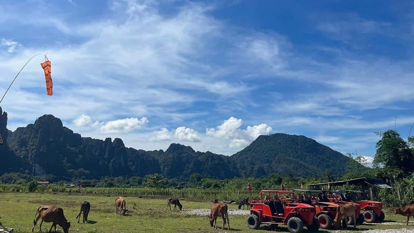 Vang Vieng: Hot Air Balloon and Go Kart Ride - The early tuk-tuk pickup and what it means