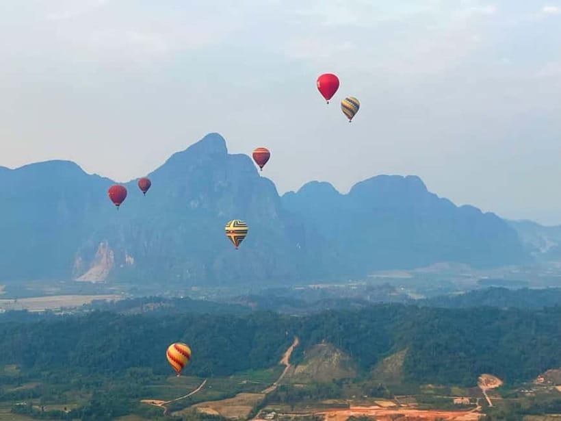 Vang Vieng: Hot Air Balloon Ride with City Hotel Pickup - Why Vang Vieng looks different from a balloon
