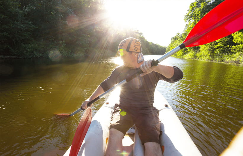 Vang Vieng: Kayaking&Water Cave&Tham Chang&Blue Lagoon 1 - Tham Chang Cave by tire and rope