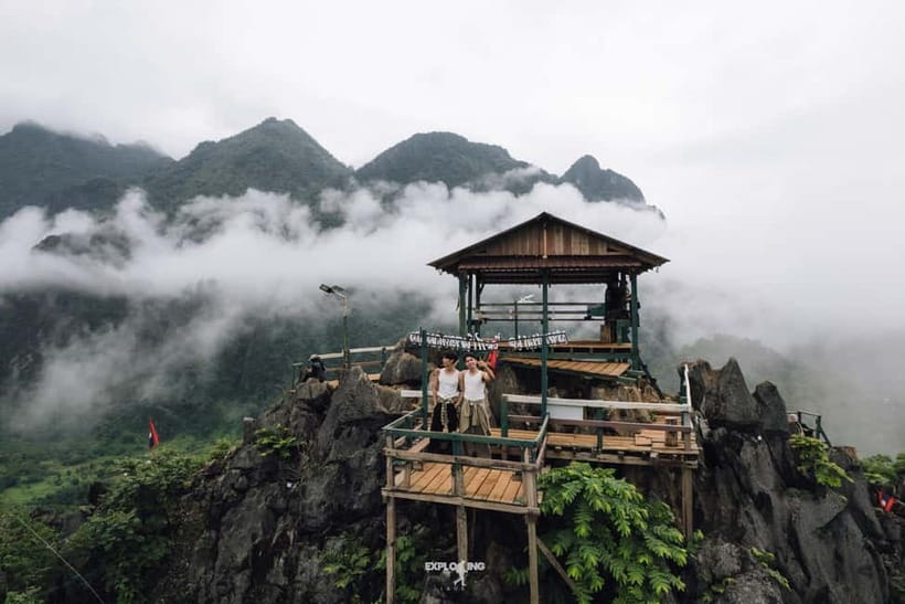 Vang Vieng: Namxay Viewpoint, Blue Lagoon 1 & Phoukham Cave - Blue Lagoon 1 is the cold-water finish