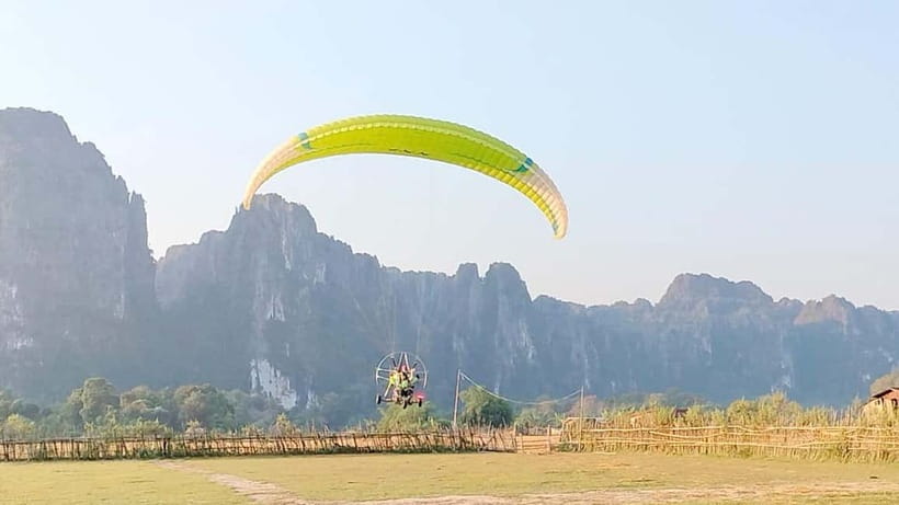 Vang Vieng: Paragliding Experience with Hotel Pickup - Key points to know before booking