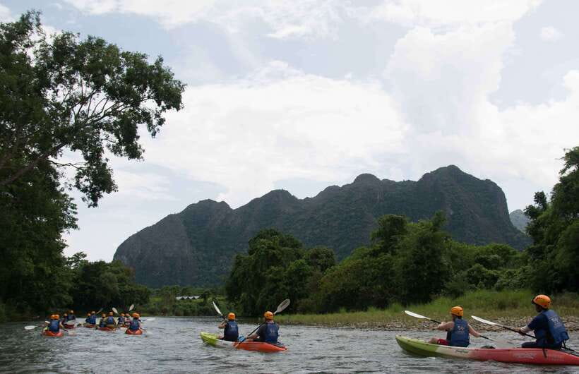Vang Vieng: Tham Nangfar and Tham Nam Day Tour with Kayaking - Tham Nang Far, the Angel Cave