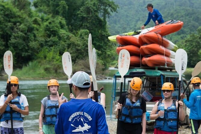 Vang Vieng Tour A - Blue lagoon 3 with Caves and Zipline - Starting with Elephant Cave and a suspension bridge