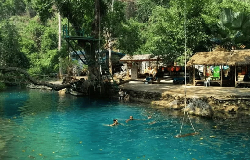 Vang Vieng:Zipline,Water Cave,Tham Chang,Kayak,Blue Lagoon 3 - The tuk-tuk ride sets the tone
